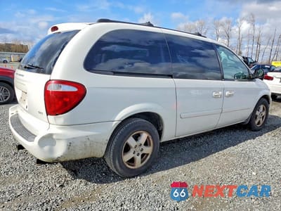 Trzecie zdjęcie samochodu z tyłu: 2005 DODGE GRAND CARAVAN SXT VIN:2D4GP44L35R525687 - miniatura