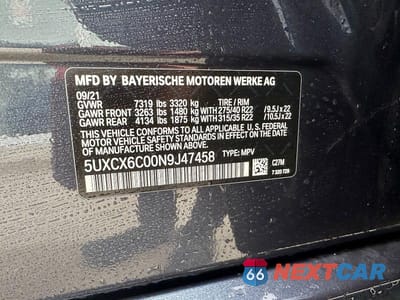 Zdjęcie 10 z 13 samochodu: 2022 BMW X7 M50I VIN:5UXCX6C00N9J47458 - miniatura