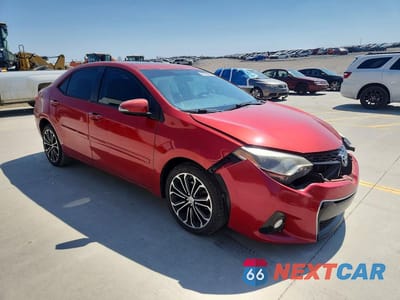 Czwarte zdjęcie samochodu z boku: 2015 TOYOTA COROLLA S PLUS VIN:5YFBURHE2FP319867 - miniatura