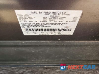 Zdjęcie 13 z 13 samochodu: 2018 FORD EXPLORER POLICE INTERCEPTOR VIN:1FM5K8AT5JGC76962 - miniatura