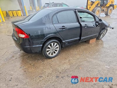 Trzecie zdjęcie samochodu z tyłu: 2009 HONDA CIVIC EX VIN:19XFA16829E016974 - miniatura
