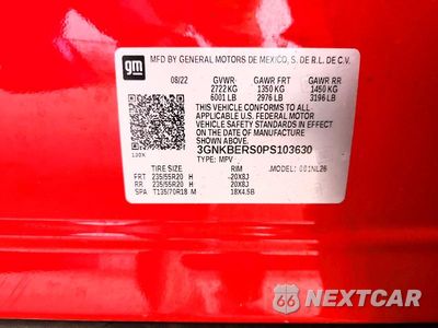 Zdjęcie 13 z 13 samochodu: 2023 CHEVROLET BLAZER RS VIN:3GNKBERS0PS103630 - miniatura