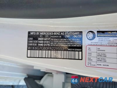 Zdjęcie 12 z 12 samochodu: 2023 MERCEDES-BENZ S 580 4MATIC VIN:W1K6G7GB0PA229553 - miniatura