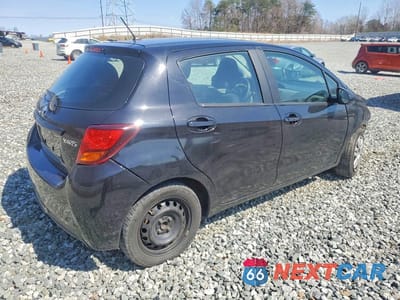 Trzecie zdjęcie samochodu z tyłu: 2015 TOYOTA YARIS 5-DOOR L VIN:VNKKTUD30FA041279 - miniatura