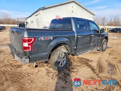 Trzecie zdjęcie samochodu z tyłu: 2018 FORD F150 SUPERCREW VIN:1FTEW1EP4JKE27414 - miniatura