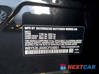 Zdjęcie 12 z 12 samochodu: 2024 BMW I7 XDRIVE60 VIN:WBY53EJ00RCP54891 - miniatura