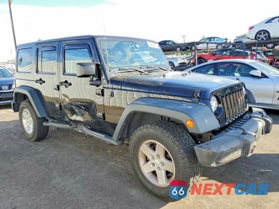 Czwarte zdjęcie samochodu z boku: 2014 JEEP WRANGLER UNLIMITED SPORT VIN:1C4BJWDGXEL270214 - miniatura