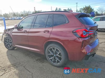 Drugie zdjęcie samochodu z przodu: 2023 BMW X3 XDRIVE30I VIN:5UX53DP06P9S73927 - miniatura
