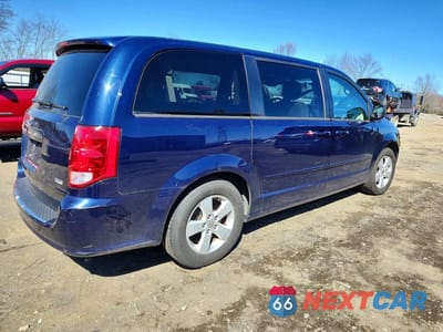 Trzecie zdjęcie samochodu z tyłu: 2013 DODGE GRAND CARAVAN SE VIN:2C4RDGBG6DR791497 - miniatura