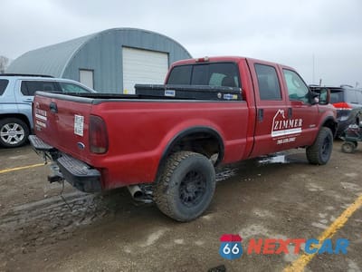 Trzecie zdjęcie samochodu z tyłu: 2004 FORD F250 SUPER DUTY VIN:1FTNW21P24EB10567 - miniatura