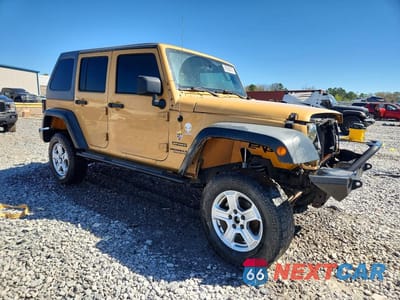 Czwarte zdjęcie samochodu z boku: 2013 JEEP WRANGLER UNLIMITED SPORT VIN:1C4HJWDG2DL656537 - miniatura