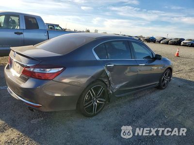 Trzecie zdjęcie samochodu z tyłu: 2017 HONDA ACCORD SPORT VIN:1HGCR2F59HA052493 - miniatura