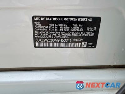 Zdjęcie 10 z 12 samochodu: 2021 BMW X7 XDRIVE40I VIN:5UXCW2C00M9H53341 - miniatura