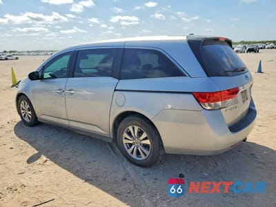 Drugie zdjęcie samochodu z przodu: 2015 HONDA ODYSSEY EXL VIN:5FNRL5H67FB091749 - miniatura
