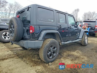 Trzecie zdjęcie samochodu z tyłu: 2015 JEEP WRANGLER UNLIMITED SAHARA VIN:1C4HJWEG6FL524883 - miniatura