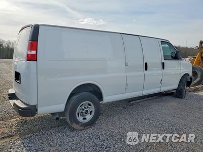 Trzecie zdjęcie samochodu z tyłu: 2023 GMC SAVANA G2500 VIN:1GTW7BFP8P1134362 - miniatura