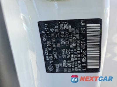 Zdjęcie 13 z 13 samochodu: 2022 HYUNDAI TUCSON N LINE VIN:KM8JFCAE7NU124177 - miniatura