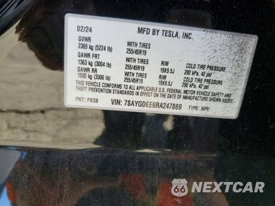 Zdjęcie 13 z 14 samochodu: 2024 TESLA MODEL Y VIN:7SAYGDEE6RA247869 - miniatura