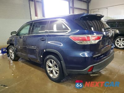 Drugie zdjęcie samochodu z przodu: 2015 TOYOTA HIGHLANDER XLE VIN:5TDJKRFH4FS138372 - miniatura