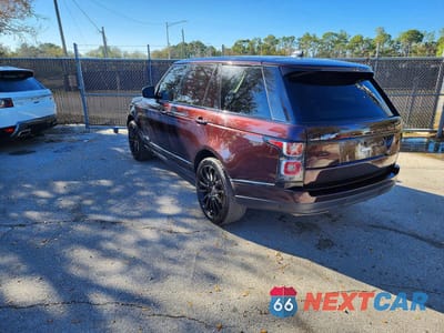 Trzecie zdjęcie samochodu z tyłu: 2019 LAND ROVER RANGE ROVER HSE VIN:SALGS2SV3KA516615 - miniatura