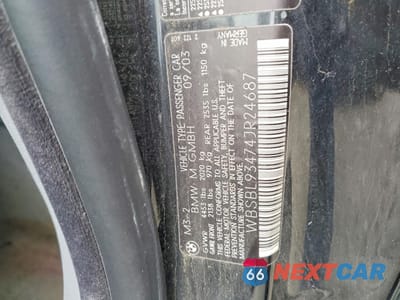 Zdjęcie 12 z 12 samochodu: 2004 BMW M3 VIN:WBSBL93474JR24687 - miniatura