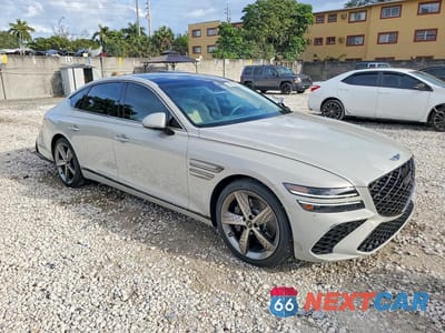 Czwarte zdjęcie samochodu z boku: 2025 GENESIS G80 3.5T SPORT PRESTIGE VIN:KMTGG4SD7SU280806 - miniatura