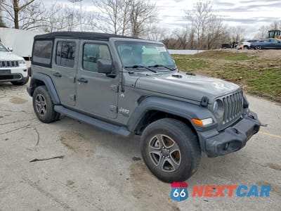 Czwarte zdjęcie samochodu z boku: 2019 JEEP WRANGLER UNLIMITED VIN:1C4HJXDN0KW533755 - miniatura