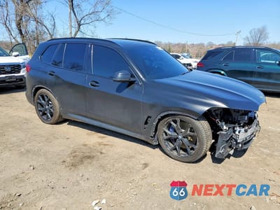 Czwarte zdjęcie samochodu z boku: 2019 BMW X5 XDRIVE50I VIN:5UXJU2C51KLN66955 - miniatura