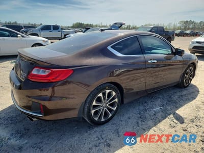 Trzecie zdjęcie samochodu z tyłu: 2015 HONDA ACCORD EXL VIN:1HGCT2B81FA005537 - miniatura