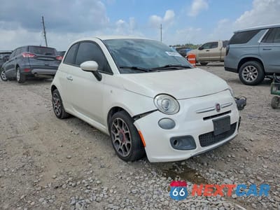 Czwarte zdjęcie samochodu z boku: 2012 FIAT 500 VIN:3C3CFFBRXCT185745 - miniatura