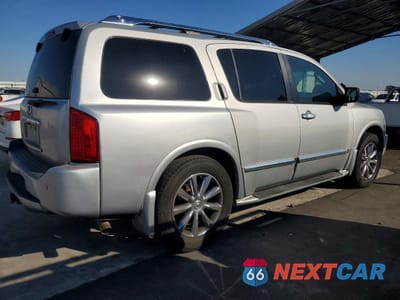 Trzecie zdjęcie samochodu z tyłu: 2008 INFI QX56 VIN:5N3AA08C18N904652 - miniatura
