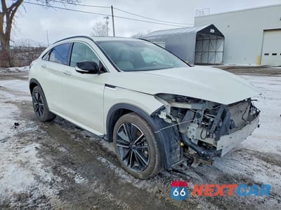 Czwarte zdjęcie samochodu z boku: 2022 INFINITI QX55 ESSENTIAL VIN:3PCAJ5K32NF101832 - miniatura