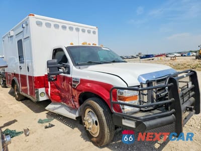 Czwarte zdjęcie samochodu z boku: 2010 FORD F350 SUPER DUTY AMBULANCE VIN:1FDWF3GR0AEB39706 - miniatura