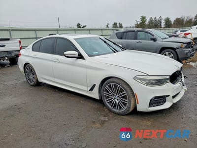 Czwarte zdjęcie samochodu z boku: 2019 BMW 530E VIN:WBAJA9C57KB391844 - miniatura