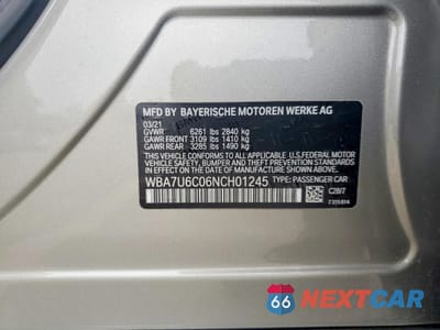 Zdjęcie 12 z 12 samochodu: 2022 BMW M760 XI VIN:WBA7U6C06NCH01245 - miniatura