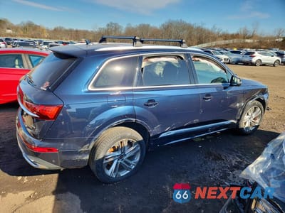 Trzecie zdjęcie samochodu z tyłu: 2023 AUDI Q7 PREMIUM VIN:WA1AXBF74PD025402 - miniatura