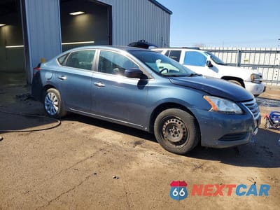 Czwarte zdjęcie samochodu z boku: 2014 NISSAN SENTRA S VIN:1N4AB7AP6EN855692 - miniatura