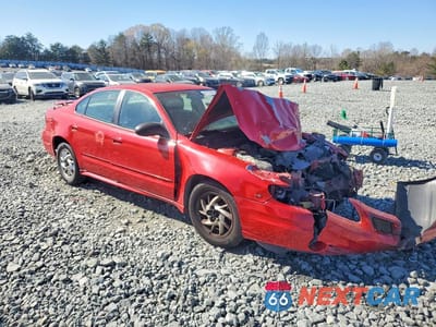 Czwarte zdjęcie samochodu z boku: 2003 PONTIAC GRAND AM SE1 VIN:1G2NF52E53C284937 - miniatura