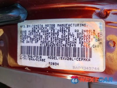 Zdjęcie 13 z 13 samochodu: 1999 TOYOTA CAMRY VIN:4T1BG22K9XU467849 - miniatura