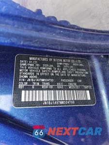 Zdjęcie 13 z 13 samochodu: 2021 NISSAN ROGUE SPORT S VIN:JN1BJ1AV7MW304700 - miniatura