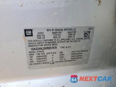 Zdjęcie 13 z 13 samochodu: 2017 GMC YUKON XL DENALI VIN:1GKS2HKJ2HR257678 - miniatura