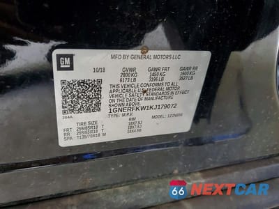 Zdjęcie 14 z 14 samochodu: 2019 CHEVROLET TRAVERSE LS VIN:1GNERFKW1KJ179072 - miniatura