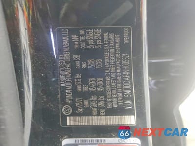 Zdjęcie 14 z 14 samochodu: 2022 HYUNDAI SANTA CRUZ SEL PREMIUM VIN:5NTJDDAF4NH005524 - miniatura