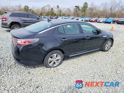 Trzecie zdjęcie samochodu z tyłu: 2014 KIA OPTIMA HYBRID LX VIN:KNAGM4ADXE5063352 - miniatura