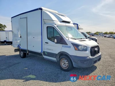 Czwarte zdjęcie samochodu z boku: 2020 FORD TRANSIT DELIVERY TRUCK VIN:1FDBW5Z83LKA75552 - miniatura