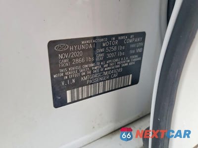 Zdjęcie 12 z 12 samochodu: 2021 GENESIS G80 2.5T VIN:KMTGB4SC7MU049249 - miniatura