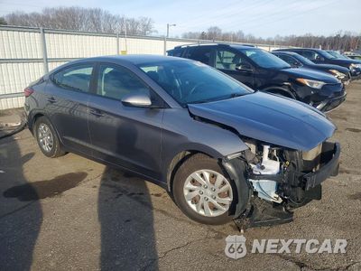 Czwarte zdjęcie samochodu z boku: 2019 HYUNDAI ELANTRA 4D VIN:KMHD74LF6KU812009 - miniatura