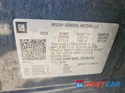 Zdjęcie 13 z 13 samochodu: 2020 CHEVROLET TRAVERSE LT VIN:1GNEVHKW3LJ106052 - miniatura