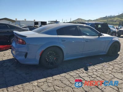 Trzecie zdjęcie samochodu z tyłu: 2021 DODGE CHARGER SCAT PACK VIN:2C3CDXGJ7MH594620 - miniatura