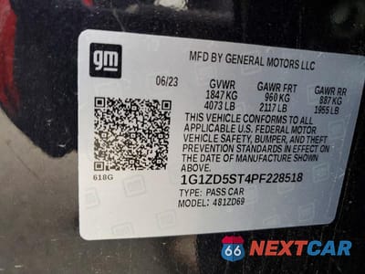 Zdjęcie 13 z 13 samochodu: 2023 CHEVROLET MALIBU LT VIN:1G1ZD5ST4PF228518 - miniatura